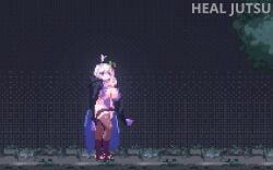 2d 2d_animation anal anal_sex animated ass ass_juice bandit big_ass big_breasts big_butt breasts cumming dildo exposed_breasts exposed_pussy game_cg huge_ass huge_breasts inserting jutsu kimono kunoichi kunoichi_sekiren manjushage manjushage_(sekiren2023) moaning ninja orgasm pixel_animation pixel_art purple_eyes pussy pussy_juice pussy_juice_drip squirting tagme video white_hair