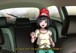 accelart car_interior fake_taxi pokemon pokemon_sm selene_(pokemon) tagme taxi