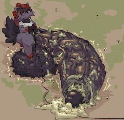 1boy balls ballsack big_ass big_balls big_butt big_penis big_thighs commission commission_art cum filth filthy flies flies_for_smell fly foreskin freecoconutmilk furry gaming generation_5_pokemon gross hairy_balls hyper hyper_balls hyper_cum hyper_genitalia hyper_penis hyper_testicles male nasty nonchalant original penis pokemon precum pubes pubic_hair small_but_hung smegma smegma_in_foreskin stained_clothes stained_clothing stray_pubes stray_pubic_hair uncircumcised zorua