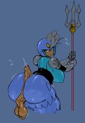 1boy 1girls annoyed ass assjob back background balls behind big big_ass big_breasts big_butt bigger blue_body breasts bubble butt buttjob clothed clothes clothing cock color_edit colored colored_sketch colorshun covered covered_buttjob curvaceous curvy disembodied dogging erect expression female figure foreskin fully grey head helmet hips hot huge job long looking male massive_cock massive_penis mega_man mega_man_(classic) merfolk mermaid meta nipples nude partially penis penis_in_butt precum retracted splash_woman submarichamomi2 trident uncircumcised under view voluptuous weapon wide