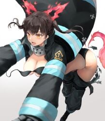 1girls 2d 2d_(artwork) 2d_artwork ass big_breasts bikini bikini_bottom bikini_top black-haired_female black_bikini black_bikini_bottom black_bikini_top black_coat black_gloves black_hair black_jacket black_string_bikini black_swimsuit black_swimwear breasts busty busty_female busty_teenager cleavage coat crying curvaceous curvaceous_body curvaceous_female curvaceous_figure curvaceous_hips curvaceous_teenager curvy curvy_body curvy_female curvy_figure curvy_hips digital digital_art digital_drawing digital_drawing_(artwork) digital_media digital_media_(artwork) embarrassed embarrassed_expression embarrassed_female enen_no_shouboutai extended_arm extended_arms falling female female_focus female_only fire fire_ears fire_force fire_tail firefighter firefighter_coat firefighter_helmet firefighter_jacket firefighter_uniform flames flustered flustered_female full_body gloves hair_between_eyes high_resolution highres hourglass_figure jacket kotatsu_tamaki large_boobs large_breasts lean_figure long_hair narrow_waist neck_guard open_coat open_jacket open_mouth orange-eyed_female orange_eyes parted_lips pigone plump_breasts shoulders simple_background slender_body slender_waist slim_waist solo string_bikini stumbling swimsuit swimwear tears teenage_female teenager thick_thighs thighs tongue tripping twintails twintails_(hairstyle) white_background white_pupils wide_hips young_female young_woman