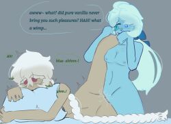 lady in azure (shadow milk cookie) from cookie run