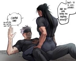 satoru gojo from jujutsu kaisen by owwllly