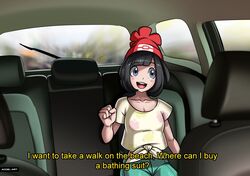 accelart car_interior fake_taxi pokemon pokemon_sm selene_(pokemon) tagme taxi