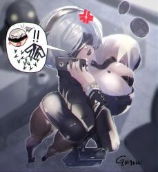 yorha 2b from nier by guidelli art