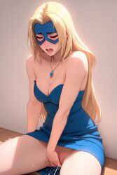 blonde blazer from dispatch (game) by caedia