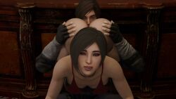 1boy 1girl 1girls 3d 4lternative ada_wong animated ass ass_grab big_ass cunnilingus eating_pussy female/male grabbing_ass hands_on_ass leon_scott_kennedy longer_than_30_seconds male/female male_on_female resident_evil resident_evil_2 resident_evil_2_remake short_video shorter_than_one_minute sound tagme video