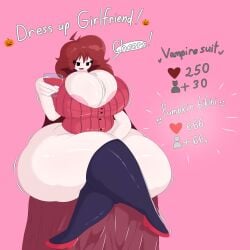 girlfriend (friday night funkin) from fnf by plumkinplumchime