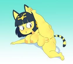 ankha from animal crossing by somescrub