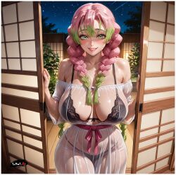 kanroji mitsuri from demon slayer by yametastudio