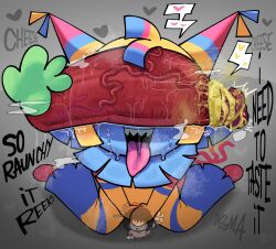 1boy 1boy1girl 1girls asking_for_it crying dandy's_world dialogue dick_cheese female heart imminent_sex leaf male male/female male_on_female penis penis_on_face riaplusone smegma sprout_(dandy's_world) tagme tears tongue tongue_out yatta_(dandy's_world)
