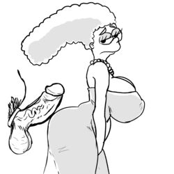 marge simpson from the simpsons by kojoarts