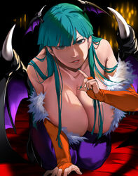morrigan aensland from darkstalkers by bakkanki