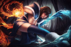 korra from avatar legends by axsens