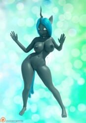 3d animated anthro areola arthropod belly big_breasts breasts changeling dancing eqamrd equid equine female friendship_is_magic genitals hasbro horn horse huge_breasts jiggle mammal my_little_pony navel nipples pony pussy queen_chrysalis_(mlp) short_playtime solo wings