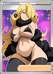 cynthia (pokemon) from pokemon by coolerinker