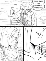 android_18 future_trunks dragon_ball_z darwaarts