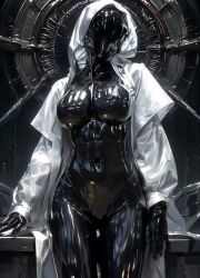 1girls 4_arms ai_generated animated ass civitai curvy curvy_body curvy_female curvy_figure curvy_hips curvy_thighs female female_focus female_only kirillai latex latex_clothing latex_gloves latex_suit solo solo_female solo_focus tagme thick thick_ass thick_hips thick_legs thick_thighs video walking
