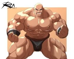 bald bald_male bara beefy black_underwear brown_nipple dragon_ball dragon_ball_z male male_only mature mature_male muscles muscular muscular_male nappa solo solo_focus solo_male thick_thighs underwear underwear_only briefs briefs_only black_briefs 1boy muscular_thighs tail_around_waist big_muscles buff abs six_pack moustache facial_hair dilf daddy masculine_male big_pecs pecs pectorals huge_muscles huge_pecs muscular_shoulders bulge big_bulge biceps huge_biceps big_biceps huge_thighs thick_eyebrows looking_at_viewer thunder_thighs muscular_forearms reclamon