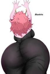 1girl 1girls 2020s 2026 2d 2d_(artwork) 2d_artwork 5_fingers antlers artist_name ashido_mina ashido_mina_time-skip ass ass_body ass_focus ass_of_the_gods back_view backboob big_ass big_boobs big_breasts big_butt big_hips big_thighs big_tits big_titties black_dress blunarts boku_no_hero_academia boobs breasts bubble_butt butt clothed clothed_female clothes colored_skin commentary_request curvy curvy_body curvy_female curvy_figure curvy_hips curvy_thighs digital_drawing_(artwork) digital_media digital_media_(artwork) dress dumptruck_ass female female_only fingers from_behind from_below girl hair highres hips horns hourglass_figure hourglass_figured_female huge_ass human human_female humanoid large_ass large_breasts large_butt long_hair long_hair_female medium_hair mina_ashido mina_ashido_time-skip my_hero_academia official_alternate_costume pink_body pink_hair pink_hair_female pink_skin shounen_jump simple_background solo spanish_commentary spankable_ass superheroine text thick_hips thick_thighs thighs tight_clothes tight_clothing tight_dress tits watermark white_background wide_hips wide_thighs yellow_horns