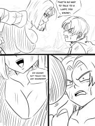 android_18 future_trunks dragon_ball_z darwaarts