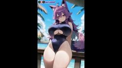 ahoge ai_generated ass ass_bigger_than_head beach big_ass big_breasts big_thighs boob_window boobs_bigger_than_head breast_cutout breasts breasts_bigger_than_head bubble_ass bubble_butt bursting_breasts bursting_butt cloud curvaceous curvy curvy_figure dat_ass detailed_background digital_media_(artwork) dog_ears dog_girl dog_tail doggirl dumptruck_ass dumptruck_butt enormous_ass enormous_breasts enormous_thighs fat_ass female female_focus from_below gigantic_ass gigantic_breasts gigantic_thighs hair_between_eyes hair_flaps highres hips hourglass_figure huge_ass huge_boobs huge_breasts huge_thighs humongous_ass humongous_breasts humongous_thighs kemonomimi large_ass large_breasts large_thighs legs leotard long_hair looking_at_viewer massive_ass massive_breasts massive_thighs mature mature_female movement mp4 ocean one-piece_swimsuit patreon_username petgirl petite public pupils purple_ears purple_eyes purple_hair purple_tail resort round_ass round_breasts self_upload sky slim_waist smooth_skin swimsuit tagme thick thick_ass thick_hips thick_legs thick_thighs thighs thighs_bigger_than_head tits_bigger_than_head tori toriwoofs tree trees underboob video voluptuous waist water watermark wavy_hair white_pupils white_skin white_skinned_female wide_hips wide_thighs wolf_ears wolf_tail