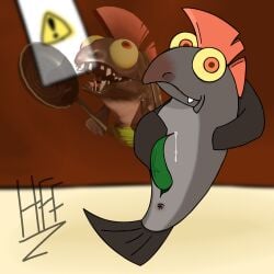 background blurry_background butthole chum_(salmonid) cum fish h0rnyforferal hi_res ibispaint laying_on_wall looking_at_viewer male male_only nintendo non-human non-human_only precum precum_drip precum_dripping puffy_anus reference_image salmon salmon_run salmonid salmonid_(fish) salmonid_(splatoon) signature splatoon splatoon_(series) splatoon_2 splatoon_3 toony