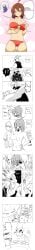 artist_request asriel_dreemurr bouncing_breasts breast_focus breasts breasts_out_of_clothes chara clothes_ripping large_breasts matatabi_tukikage undertale_(series) wardrobe_malfunction