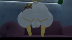 3d animated back_view backsack big_ass bottom_heavy bottom_heavy_femboy bottomless bubble_butt bussy donut_anus feline_humanoid femboy gflemon47_vr halo hand_on_ass on_couch posing presenting presenting_anus presenting_ass presenting_hindquarters self_upload shaking_ass shaking_butt squatting submissive_pose swaying_ass swaying_balls tagme video vrchat vrchat_avatar vrchat_media white_body