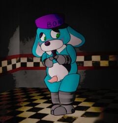 1boy 2025 alternate_version alternate_version_available animatronic anthro anthro_male anthro_only anthro_solo black_necktie black_tie blue_body blue_fur blurry blush blushing bon_(the_walten_files) checkered_floor cock cub cub_male dark_lighting dick digital_media_(artwork) felixmcfurry filter fingers_together functionally_nude functionally_nude_male furry furry_male furry_only furry_solo grainy green_eyes green_eyes_male hat hat_only indoors indoors_nudity lagomorph little_bon_(the_walten_files) looking_away male male_anthro male_cub male_furry male_only male_solo necktie nervous_sweat no-human no_balls no_human no_humans no_testicles non-human non-human_only old_art only_furry only_male penis png purple_hat rabbit shy shy_male slit_penis solo solo_anthro solo_furry solo_male standing standing_up sweat sweatdrop the_walten_files tie unusual_genitalia white_belly white_inner_ear white_snout white_stomach young young_male