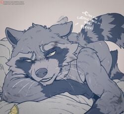 rocket raccoon from marvel by spiritd