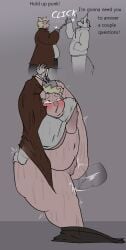 2026 anthro arrested asinus belly blonde_hair bodily_fluids breasts cuff_(restraint) disembodied_penis domestic_pig donkey duo equid equine female female_penetrated genitals hair handcuffed handcuffs hi_res instant_loss_2koma male male/female male_penetrating male_penetrating_female mammal metal_cuffs obese obese_anthro obese_female overweight overweight_anthro overweight_female oxkingky penetration penile penile_penetration penis penis_in_vagina pink_body pink_skin restraints sex sherry_p_chops short_hair suid suine sus_(pig) sweat thick_thighs vaginal vaginal_penetration