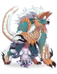 2026 abdominal_bulge anal anal_knotting anal_penetration animal_genitalia animal_penis anthro anthro_on_feral anthro_penetrated ass_up bestiality big_penis biped black_body black_fur blush border_collie canid canine canine_genitalia canine_penis canis capcom claws collie digital_media_(artwork) domestic_dog duo erection fanged_wyvern feral feral_penetrating feral_penetrating_anthro feral_penetrating_male fur genitals grey_body grey_fur heart_symbol hearts_around_head herding_dog hi_res horn knot knot_hanging knot_root knotting large_penetration larger_feral larger_male little_fire male male/male male_on_feral male_penetrated male_penetrating male_penetrating_anthro male_penetrating_male mammal markings monster_hunter multicolored_body multicolored_fur neck_tuft pastoral_dog pectoral_bulge penetration penis quadruped red_penis rhux_(luke_reinhard) sex sheepdog simple_background size_difference smaller_anthro smaller_male smaller_penetrated spots spotted_body spotted_fur teal_body toe_claws tuft upside_down white_background white_body white_fur zinogre