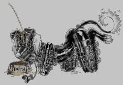 2024 all_fours anthro bdsm bitchsuit blindfold bodily_fluids bondage_gear bowl canid canine canis chastity_cage chastity_device clothing collar container degradation domestic_dog dripping eating_feces facial_piercing feces feces_in_bowl feces_in_mouth feces_on_tongue feces_pile femboy genital_fluids grey_background halter hi_res humiliation humiliation_fetish hunting_dog latex latex_clothing latex_skinsuit licking licking_feces male male_anthro mammal muzzle_(object) muzzled nose_piercing nose_ring peeing peeing_on_another peeing_on_head pet_bowl petplay piddlefours piercing precum precum_drip puppyplay ring_piercing roleplay scat scatplay sighthound simple_background skinsuit solo straps submissive submissive_anthro submissive_male thick_thighs tight_clothing tongue tongue_out urine urine_on_head urine_stream uselesspuppy watersports wearing_chastity_cage wearing_chastity_device