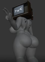 >w< 3d ass breasts love posing_for_the_viewer prisma3d skibidi_toilet tv tv_head tv_woman tv_woman_(skibidi_toilet) tvwoman_(skibidi_toilet)