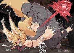 2024 animal_humanoid armwear ass big_butt big_ears bikini bikini_top black_clothing black_legwear black_stockings black_thigh_highs blonde_hair blush bridal_gauntlets canid canid_humanoid canine canine_humanoid clothing duo female female_penetrated fennec_humanoid flat_chested fluffy fluffy_tail fox_ears fox_humanoid from_behind_position hair human human_on_humanoid human_penetrating human_penetrating_humanoid humanoid humanoid_penetrated impregnation interspecies kemonomimi legwear male male/female male_penetrating male_penetrating_female mammal mammal_humanoid nude nude_human nude_male ovum penetration red_eyes sex sperm_cell standing_doggystyle stirrup_stockings stockings swimwear tail the_varking thevarking thigh_highs two-piece_swimsuit vaginal_penetration