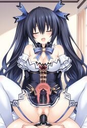 missionary_position neptunia_(series) noire strap-on yuri yuri