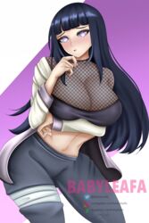 hyuuga hinata from naruto by babyleafa