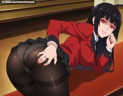 ai_generated aindroidparanoid all_fours ass big_ass big_breasts big_butt black_hair breasts busty curvy cute doggy_style evil_smile fat_ass fat_butt female flirting from_behind grabbing_ass huge_ass huge_breasts huge_butt jabami_yumeko jacket kakegurui large_ass large_breasts large_butt long_hair narrow_waist panties pantyhose red_eyes school_uniform seductive shirt skirt slim_waist stable_diffusion straight_hair taller_girl tight_clothing voluptuous waist