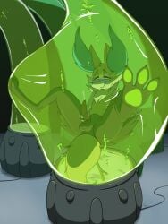 absurd_res anthro asphyxiation balls blue_blush blush bodily_fluids braixen breath_play bubble cloning_device cloning_tank containment_tube cum cum_in_goo cum_in_water drowning drowning_in_goo erection fully_submerged fur generation_6_pokemon genital_fluids genitals green_liquid hi_res incubation knot knotted_penis laboratory laboratory_equipment laboratory_glassware latex leaking_precum liquid_latex male masturbation mewtwo_clone_machine mewtwo_strikes_back nintendo pawpads paws penis penis_in_goo penis_in_slime pod pokemon pokemon_(species) pokemon_the_first_movie precum scientific_instrument slime solo stasis stasis_chamber stasis_tank submerged test_tube tube underwater whitephoenix52