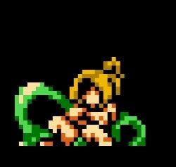 1girls animated defeated game_cg long_hair midnight_castle_succubus nude nude_female pixel_animation pixel_art rape tentacle tentacle_rape tentacle_sex violation