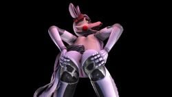 3d_(artwork) absurd_res animatronic anthro anus ass biped clitoral_hood clitoris digital_media_(artwork) female female_anthro five_nights_at_freddy's five_nights_at_freddy's_2 genitals hi_res humanoid_genitalia humanoid_pussy looking_at_viewer machine mangle_(fnaf) night_shifter nude pussy robot scottgames solo urethra