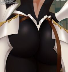 aramyx armor aselia ass ass ass_focus big_ass commission huge_ass kisara_(tales) knight knight_armor skintight skintight_bodysuit skintight_clothing tales_of_(series) tales_of_arise thick_thighs thighs wide_hips