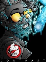 contrast_(artist) duo eyewear female ghost ghostbusters ghostbusters_(2016) glasses happy human humanoid jillian_holtzmann male male/female mammal masturbation smile spirit teeth