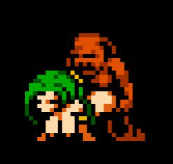 1girls animated breasts defeated game_cg green_hair long_hair monster nude nude_female pixel_animation pixel_art rape sex violation