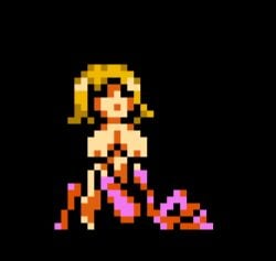 1girls animated breasts defeated game_cg monster nude nude_female pixel_animation pixel_art rape riding_penis sex short_hair violation yellow_hair