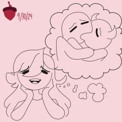 1girl2boys 1girls 2boys 2boys1girl closed_eyes fantasizing female female_supporting_yaoi fujoshi gay horns imagining jaiden jaiden_animations james_(theodd1sout) kissing line_art male male/male meme meme_reference smile somethingelseyt squirrellewds tagme theodd1sout thinking_about_another thinking_about_yaoi thinking_of_someone_else thought_bubble thoughts yaoi yaoi_with_female_audience youtube youtuber youtuber_boy youtuber_girl