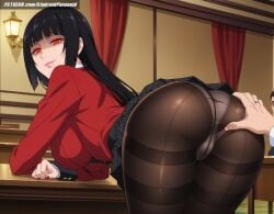 ai_generated aindroidparanoid all_fours ass big_ass big_breasts big_butt black_hair breasts busty curvy cute doggy_style evil_smile fat_ass fat_butt female flirting from_behind grabbing_ass huge_ass huge_breasts huge_butt jabami_yumeko jacket kakegurui large_ass large_breasts large_butt long_hair narrow_waist panties pantyhose red_eyes school_uniform seductive shirt skirt slim_waist stable_diffusion straight_hair taller_girl tight_clothing voluptuous waist