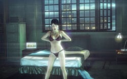 3d 3dcg absurd_resolution artist_request assistant bare_shoulders beautiful_woman black_hair_female cellphone cleavage collarbone edited_screencap female female_focus female_only femsub game_cg high_resolution hitman hitman_absolution io-interactive laptop large_breasts layla_stockton leaning_to_the_side lingerie looking_at_viewer mature_woman navel necklace red_lipstick short_hair smug_smile standing teasing teasing_viewer unbothered violet_lingerie