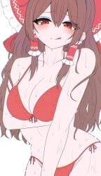 reimu hakurei from touhou by mikan7f